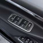 Adesivi decorativi per pannello di sollevamento in fibra di carbonio per auto 4 in 1 per Jaguar F-PACE X761 XE X760 2016-2020, guida a destra, Lifting Panel, Right Drive