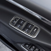 Adesivi decorativi per pannello di sollevamento in fibra di carbonio per auto 4 in 1 per Jaguar F-PACE X761 XE X760 2016-2020, guida a destra, Lifting Panel, Right Drive