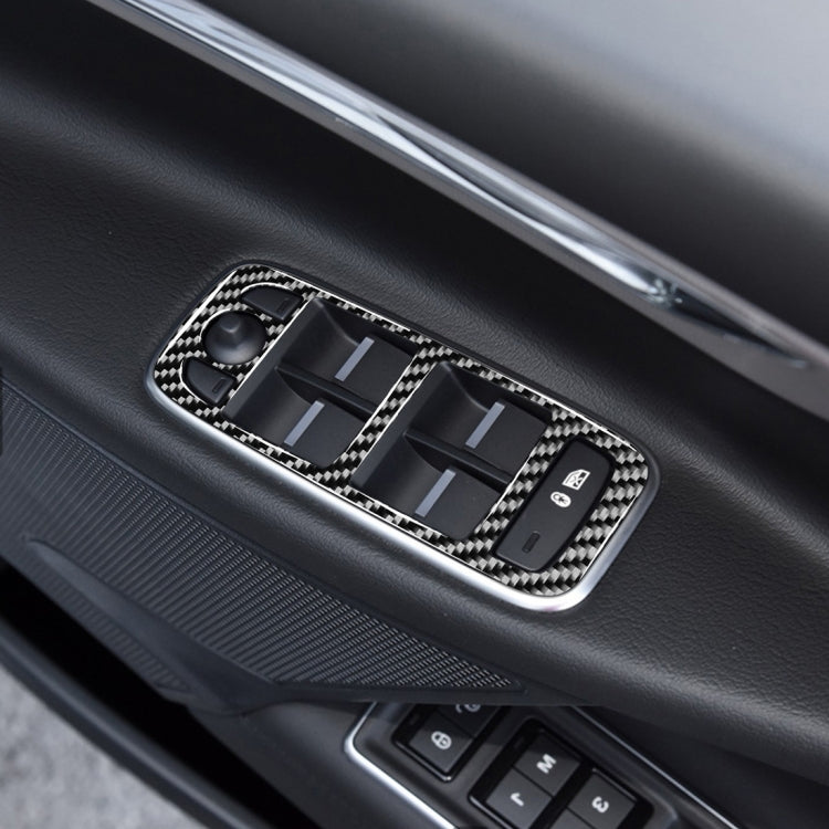 Adesivi decorativi per pannello di sollevamento in fibra di carbonio per auto 4 in 1 per Jaguar F-PACE X761 XE X760 2016-2020, guida a destra, Lifting Panel, Right Drive