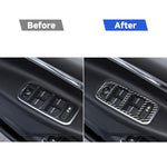 Adesivi decorativi per pannello di sollevamento in fibra di carbonio per auto 4 in 1 per Jaguar F-PACE X761 XE X760 2016-2020, guida a destra, Lifting Panel, Right Drive