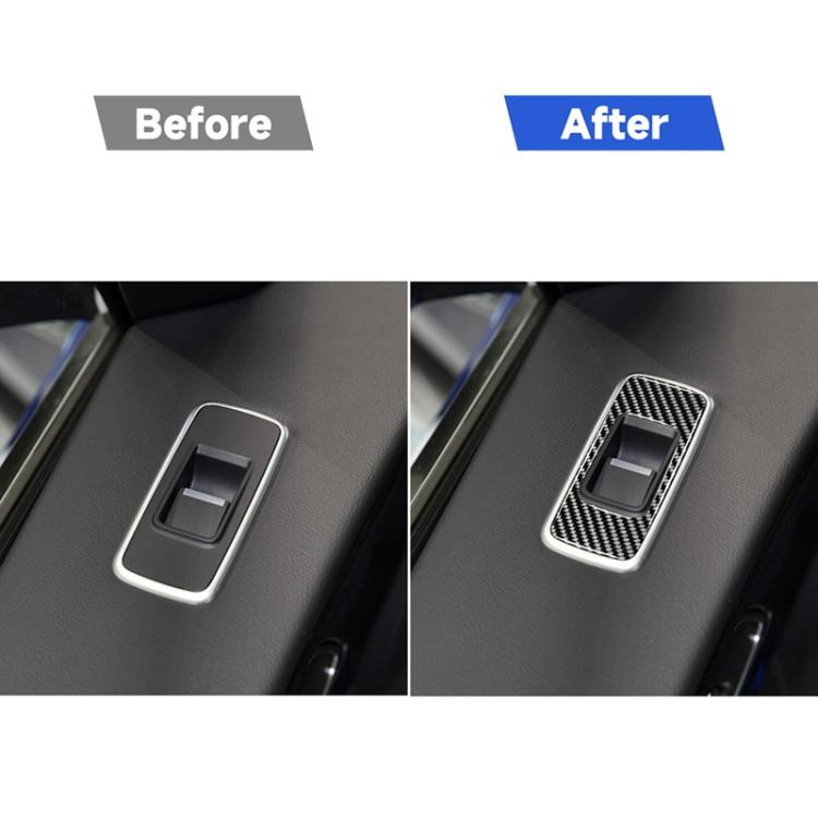 Adesivi decorativi per pannello di sollevamento in fibra di carbonio per auto 4 in 1 per Jaguar F-PACE X761 XE X760 2016-2020, guida a destra, Lifting Panel, Right Drive