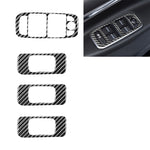 Adesivi decorativi per pannello di sollevamento in fibra di carbonio per auto 4 in 1 per Jaguar F-PACE X761 XE X760 2016-2020, guida a sinistra, Lifting Panel, Left Drive