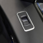 Adesivi decorativi per pannello di sollevamento in fibra di carbonio per auto 4 in 1 per Jaguar F-PACE X761 XE X760 2016-2020, guida a sinistra, Lifting Panel, Left Drive