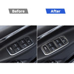 Adesivi decorativi per pannello di sollevamento in fibra di carbonio per auto 4 in 1 per Jaguar F-PACE X761 XE X760 2016-2020, guida a sinistra, Lifting Panel, Left Drive