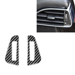 2 adesivi decorativi per uscita aria sinistra e destra in fibra di carbonio per auto per Jaguar F-PACE X761 XE X760 XF X260 XJ 2016-2020, guida sinistra e destra universale, Air Outlet