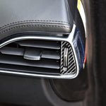 2 adesivi decorativi per uscita aria sinistra e destra in fibra di carbonio per auto per Jaguar F-PACE X761 XE X760 XF X260 XJ 2016-2020, guida sinistra e destra universale, Air Outlet