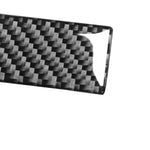 Adesivi decorativi per presa d'aria centrale in fibra di carbonio per auto per Jaguar F-PACE X761 XE X760 XF X260 XJ 2016-2020, guida a destra e a sinistra universale, Middle Air Outlet