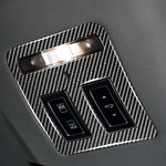 Adesivi decorativi per lampada da lettura in fibra di carbonio per auto per Jaguar F-PACE X761 XE X760 XF X260 XJ 2016-2020, guida a destra e a sinistra universale, Reading Lamp
