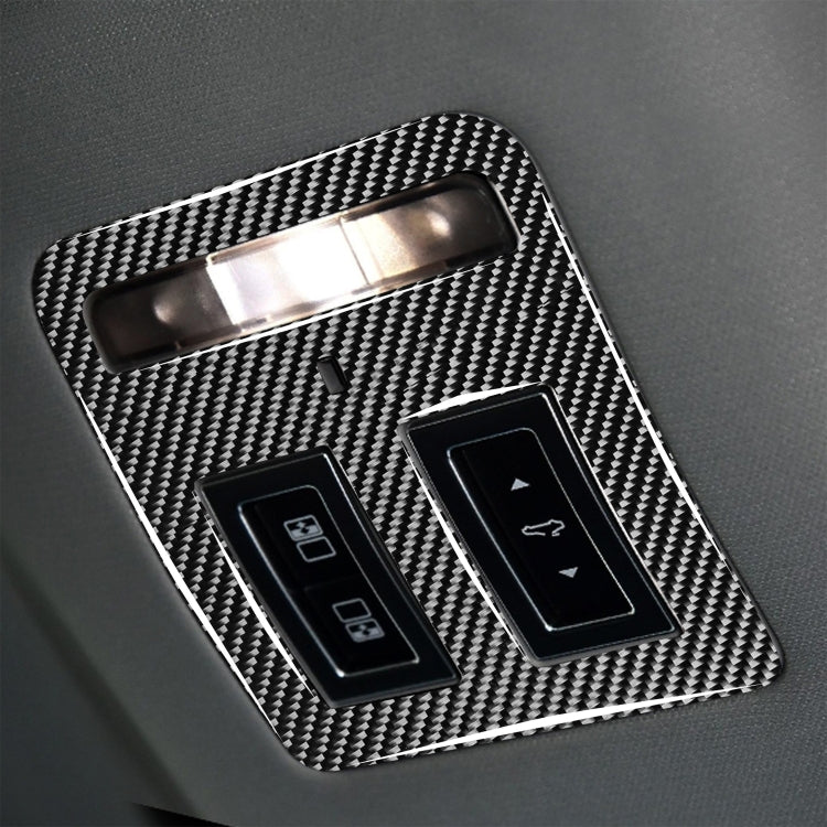 Adesivi decorativi per lampada da lettura in fibra di carbonio per auto per Jaguar F-PACE X761 XE X760 XF X260 XJ 2016-2020, guida a destra e a sinistra universale, Reading Lamp
