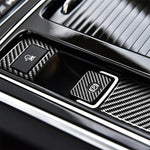 Adesivi decorativi per freno a mano elettronico in fibra di carbonio 3 in 1 per Jaguar F-PACE X761 XE X760 XF X260 2016-2020, guida a destra e a sinistra universale, Electronic Handbrake