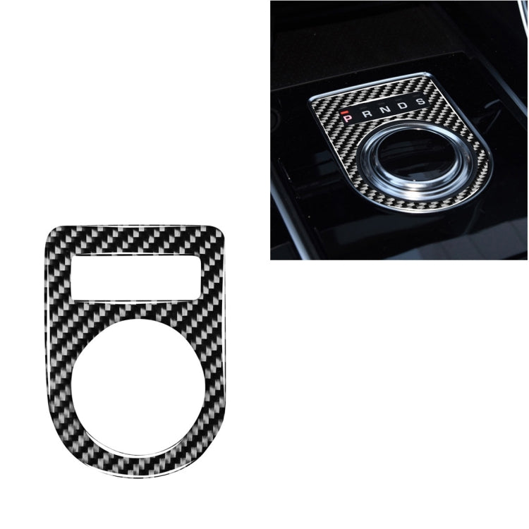 Adesivi decorativi per pomello del cambio in fibra di carbonio per auto per Jaguar F-PACE X761 XE X760 XF X260 XJ 2016-2020, guida a destra e a sinistra universale, Gearshift Knob