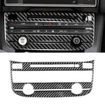 Adesivi decorativi per pannello aria condizionata in fibra di carbonio per auto per Jaguar F-PACE X761 XE X760 XF X260 2016-2020, guida a destra e a sinistra universale, Air Conditioning Panel