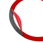 Adesivi decorativi con logo sul volante in fibra di carbonio per auto per Jaguar F-PACE X761 XE X760 XF X260 XJ 2016-2020, guida a destra e a sinistra universale, Steering Wheel Logo