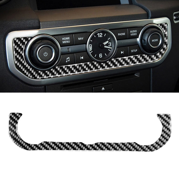 Adesivo decorativo per orologio in fibra di carbonio per auto per Land Rover Discovery 4 2010-2016, guida a destra e a sinistra universale, Time Clock