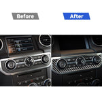 Adesivo decorativo per orologio in fibra di carbonio per auto per Land Rover Discovery 4 2010-2016, guida a destra e a sinistra universale, Time Clock