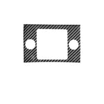Adesivo decorativo per pannello accendisigari in fibra di carbonio per auto per Land Rover Discovery 4 2010-2016, guida a destra e a sinistra universale, Cigarette Lighter Panel