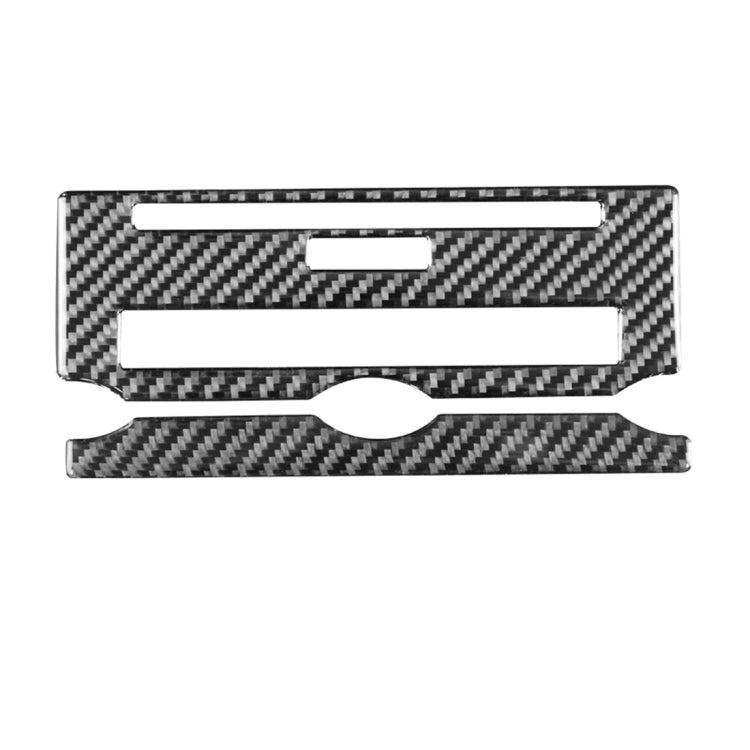 Adesivo decorativo per pannello CD di controllo centrale in fibra di carbonio per auto per Land Rover Discovery 4 2010-2016, guida a destra e a sinistra universale, Central Control CD Panel