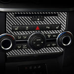 Adesivo decorativo per pannello CD di controllo centrale in fibra di carbonio per auto per Land Rover Discovery 4 2010-2016, guida a destra e a sinistra universale, Central Control CD Panel