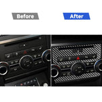 Adesivo decorativo per pannello CD di controllo centrale in fibra di carbonio per auto per Land Rover Discovery 4 2010-2016, guida a destra e a sinistra universale, Central Control CD Panel