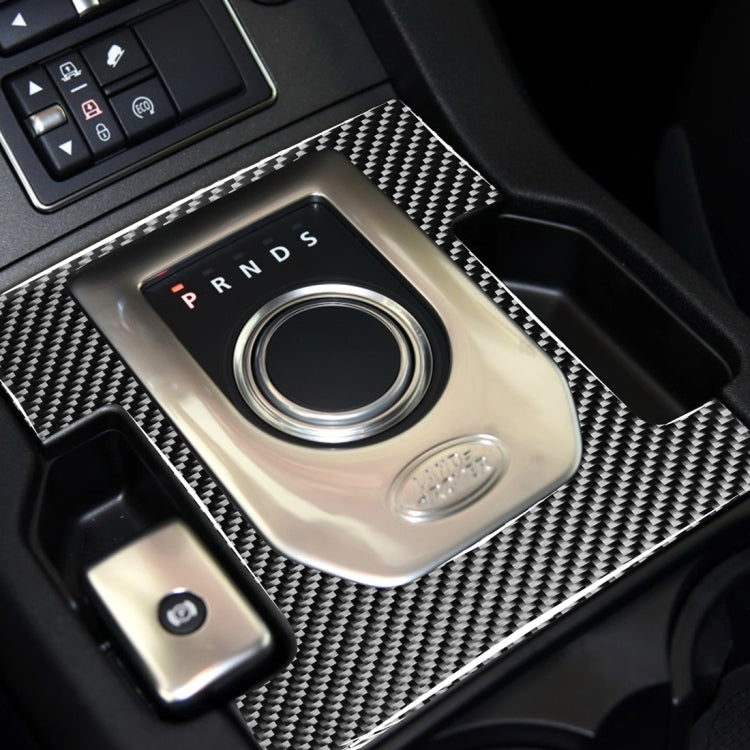 Adesivo decorativo per pannello cambio in fibra di carbonio per auto per Land Rover Discovery 4 2010-2016, guida a destra e a sinistra universale, Gearshift Panel