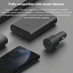Caricabatteria da auto originale Xiaomi CC07ZM 100W doppie porte USB + USB-C / Type-C a ricarica rapida versione 1A1C, 100W