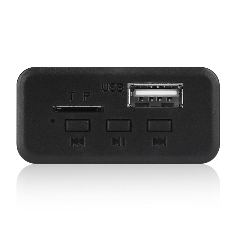 Scheda di decodifica lettore MP3 audio 12V per auto Radio FM Scheda TF USB AUX, con Bluetooth, 38, 38 (White)