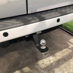 Protezione della sfera di traino del rimorchio del gancio di traino del gancio di traino del gancio di traino del camion dell'automobile da 50 mm, Black