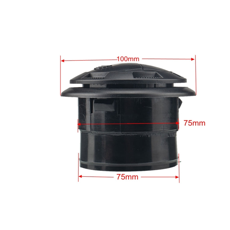 Presa d'aria universale CA per camper, autobus, barca, yacht, condizionatore d'aria automatico, parti di ricambio, accessori per auto, dimensioni: 100 x 75 mm, Size: 100 x 75mm