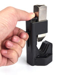 Pinza per piegatrice per cavo batteria per auto Martello per martello Pinza per piegatrice con capocorda con rame T2 8 x 5/16 Terminali per cavi pressati a freddo per carichi pesanti, 8 x 5/16
