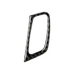 Adesivo decorativo per foro chiave in tinta unita in fibra di carbonio per auto per BMW E70 X5 / E71 X6 2009-2013, guida a sinistra, Key Hole