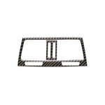 Adesivo decorativo per presa d'aria posteriore in tinta unita in fibra di carbonio per auto per BMW E70 X5 / E71 X6 2009-2013, guida a destra e a sinistra universale, Rear Air Outlet