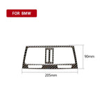Adesivo decorativo per presa d'aria posteriore in tinta unita in fibra di carbonio per auto per BMW E70 X5 / E71 X6 2009-2013, guida a destra e a sinistra universale, Rear Air Outlet