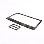 Adesivo decorativo per presa d'aria posteriore in tinta unita in fibra di carbonio per auto per BMW E70 X5 / E71 X6 2009-2013, guida a destra e a sinistra universale, Rear Air Outlet(A)