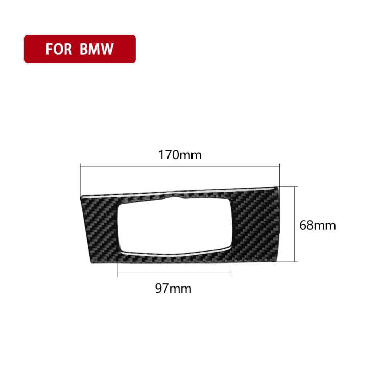 Adesivo decorativo faro in tinta unita in fibra di carbonio per auto per BMW E70 X5 / E71 X6 2008-2013, guida a sinistra, Headlight