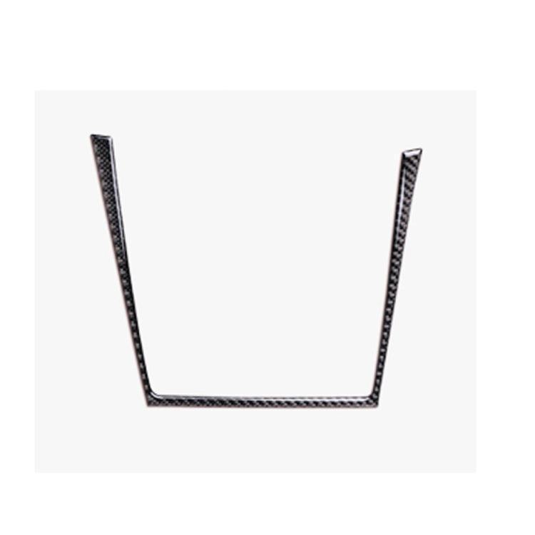 Adesivo decorativo per portabicchieri per auto in fibra di carbonio per BMW E70 X5 / E71 X6 2009-2013, guida a sinistra, Water Cup Holder(Left Drive)