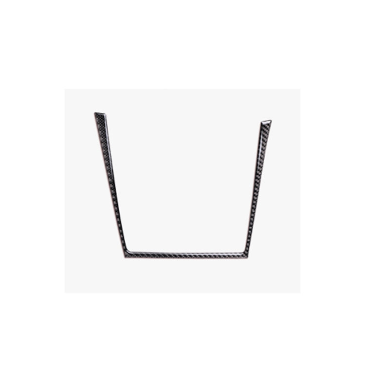 Adesivo decorativo per portabicchieri per auto in fibra di carbonio per BMW E70 X5 / E71 X6 2009-2013, guida a sinistra, Water Cup Holder(Left Drive)
