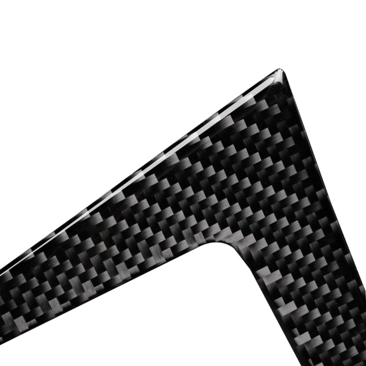 Adesivo decorativo per portabicchieri per auto in fibra di carbonio per BMW E70 X5 / E71 X6 2009-2013, guida a sinistra, Water Cup Holder(Left Drive)