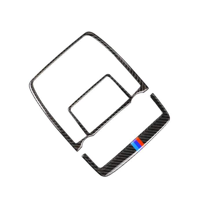 Adesivo decorativo per luce di lettura tricolore in fibra di carbonio 2 in 1 per BMW E70 X5 / E71 X6 2008-2013, guida a destra e a sinistra universale, Reading Light(Tricolor)