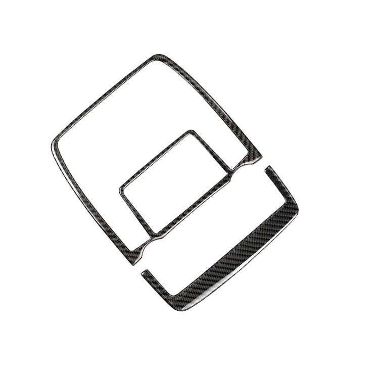 Adesivo decorativo per luce di lettura in tinta unita in fibra di carbonio 2 in 1 per BMW E70 X5 / E71 X6 2008-2013, guida a destra e a sinistra universale, Reading Light