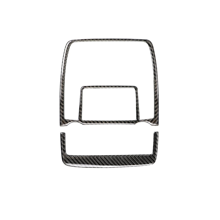 Adesivo decorativo per luce di lettura in tinta unita in fibra di carbonio 2 in 1 per BMW E70 X5 / E71 X6 2008-2013, guida a destra e a sinistra universale, Reading Light