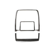 Adesivo decorativo per luce di lettura in tinta unita in fibra di carbonio 2 in 1 per BMW E70 X5 / E71 X6 2008-2013, guida a destra e a sinistra universale, Reading Light