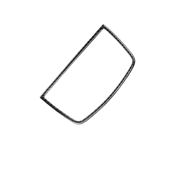 Adesivo decorativo per cornice clacson in tinta unita in fibra di carbonio per auto per BMW E70 X5 / E71 X6 2008-2013, guida a destra e a sinistra universale, Dashboard Horn