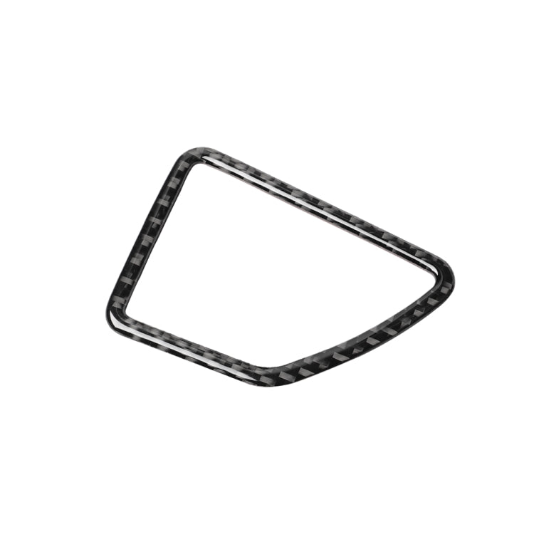 Adesivo decorativo per presa d'aria sul cruscotto in tinta unita in fibra di carbonio 2 in 1 per BMW E70 X5 / E71 X6 2008-2013, guida a sinistra, Dashboard Air Outlet