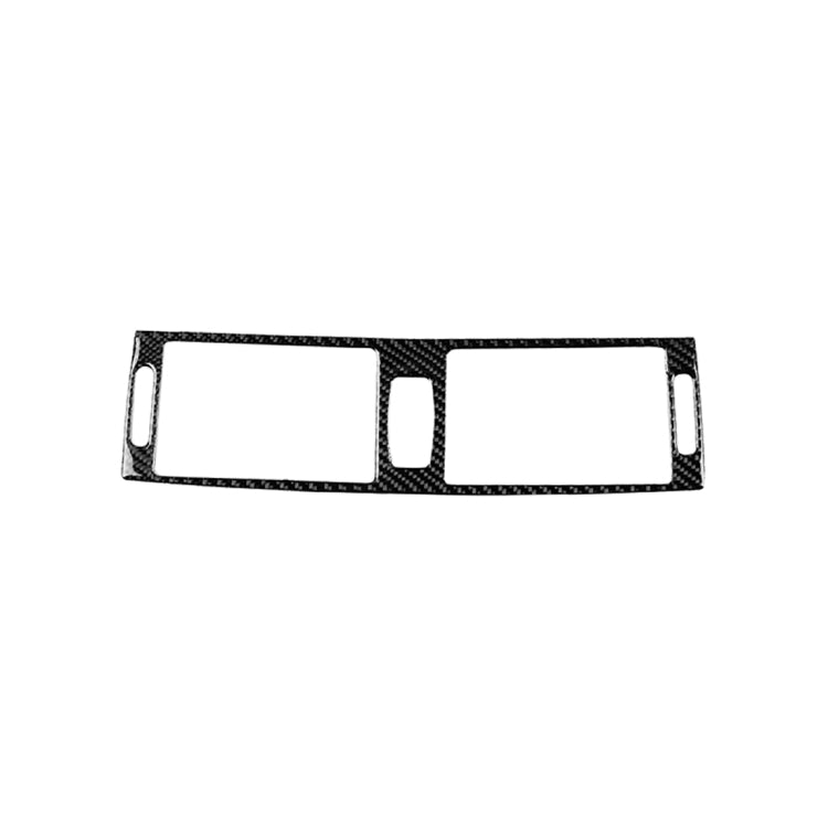 Adesivo decorativo per presa d'aria centrale in tinta unita in fibra di carbonio per auto per BMW E70 X5 / E71 X6 2008-2013, guida a destra e a sinistra universale, Middle Air Outlet