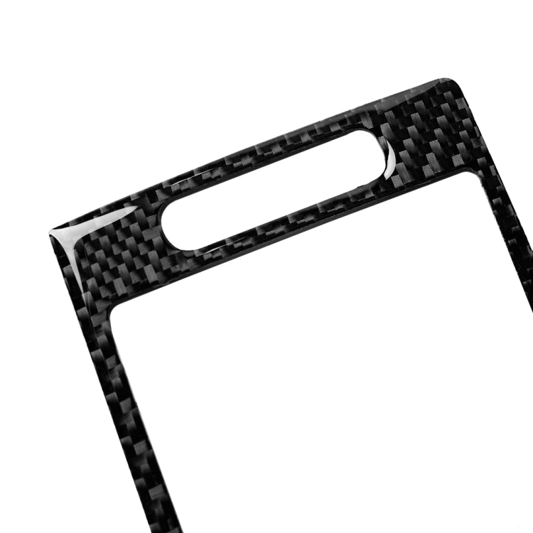 Adesivo decorativo per presa d'aria centrale in tinta unita in fibra di carbonio per auto per BMW E70 X5 / E71 X6 2008-2013, guida a destra e a sinistra universale, Middle Air Outlet