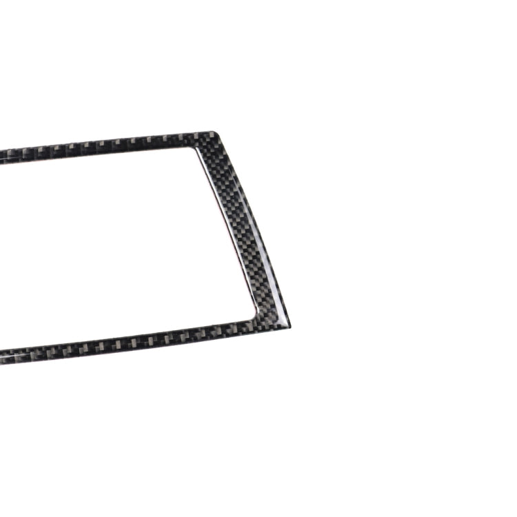 Adesivo decorativo per cornice di navigazione in tinta unita in fibra di carbonio per auto per BMW E70 X5 / E71 X6 2008-2013, guida a destra e a sinistra universale, Navigation Frame