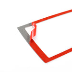 Adesivo decorativo per cornice di navigazione in tinta unita in fibra di carbonio per auto per BMW E70 X5 / E71 X6 2008-2013, guida a destra e a sinistra universale, Navigation Frame