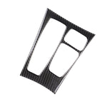 Adesivo decorativo per pannello ingranaggi in tinta unita in fibra di carbonio per BMW X5 2008-2013 / X6 2009-2014, configurazione di basso livello con guida a sinistra, Gear Panel