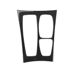 Adesivo decorativo per pannello ingranaggi in tinta unita in fibra di carbonio per auto per BMW X5 2008-2013 / X6 2009-2014, guida a sinistra ad alta configurazione, Gear Panel (High Configuration)