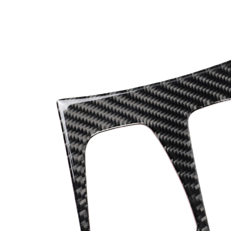 Adesivo decorativo per pannello ingranaggi in tinta unita in fibra di carbonio per auto per BMW X5 2008-2013 / X6 2009-2014, guida a sinistra ad alta configurazione, Gear Panel (High Configuration)